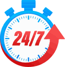 Available 24×7